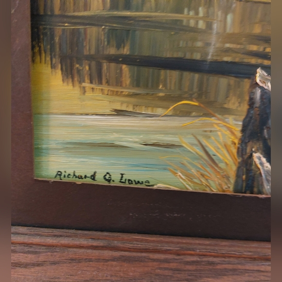 Listed Artist Richard G Lowe Original Oil Painting - Picture 14 of 15